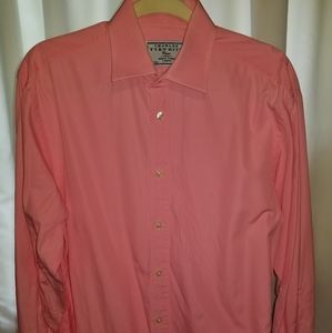 Mens charles tyrwhitt shirt 16/34, pink, french cuff